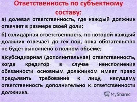 Советы потенциальным субсидиарным должникам