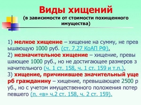 Преступления против собственности