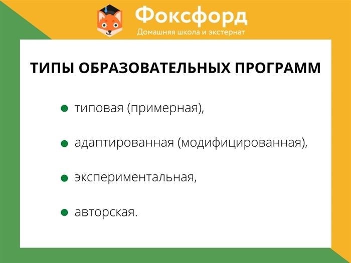 Что такое образовательная программа?